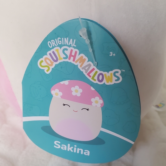 BNWT Sakina the Mushroom Squishmallows Easter 8 inch - Picture 2 of 6